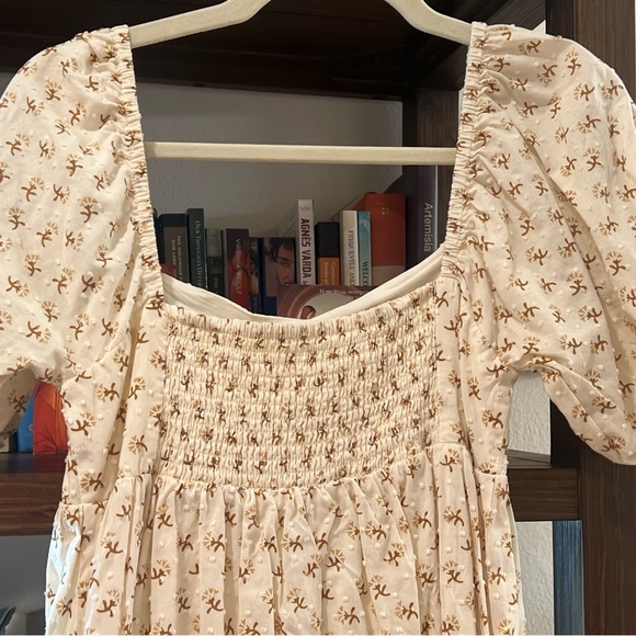 Noralee Chloe Dress Iris | Maxi Dress with Puff Sleeves - Picture 3 of 4